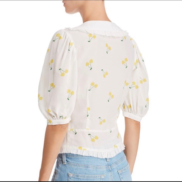 For love and lemons Ashland wrap blouse - Picture 3 of 4